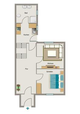 Foto - 3.5 Zimmer Etagenwohnung zur Miete in Duisburg