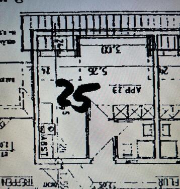 Foto - 1 Zimmer Etagenwohnung zur Miete in Bucha