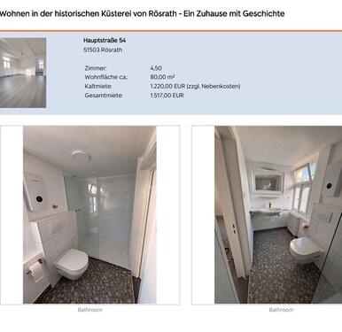 Foto - Etagenwohnung in Rösrath zur Miete