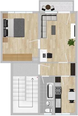 Foto - 2 Zimmer Etagenwohnung in Riesa