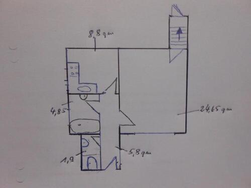 Foto - 1 Zimmer Erdgeschoßwohnung in Riedstadt