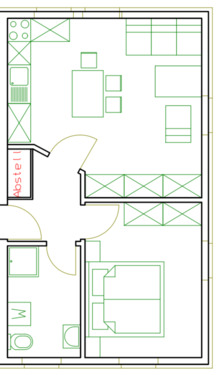 Foto - 2-Raum-Wohnung in Langenwolmsdorf mit Burgblick zu vermieten