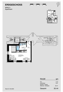 Foto - 1 Zimmer Erdgeschoßwohnung in Kempten (Allgäu)