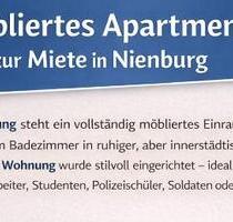 Möblierte 35m² Wohnung Apartment - Nienburg (Weser)