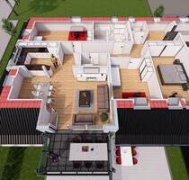 4-ZIMMER-WOHNUNG MIT GROSSEM BALKON NAHE LEIPZIGHALLE IN 6-FAMILIENHAUS - Merseburg