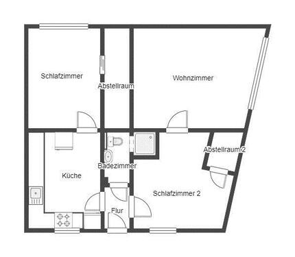 Foto - 3 Zimmer Erdgeschoßwohnung zum Kaufen in Braunschweig