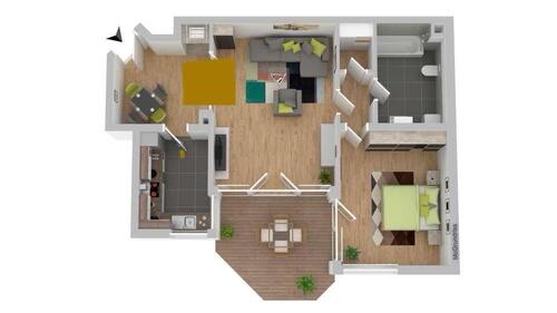 Foto - 2-Zimmer Wohnung Speyer Süd - 900,00 EUR Kaltmiete,