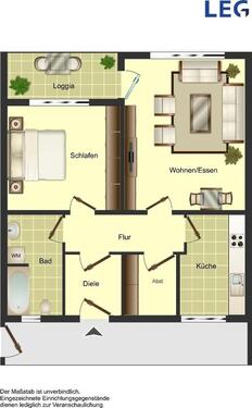 Foto - Etagenwohnung zur Miete in Düsseldorf