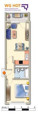 Foto - 2 Zimmer Etagenwohnung zur Miete in Hohenstein-Ernstthal