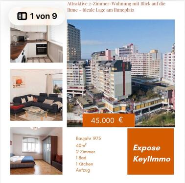 Foto - Attraktive 2-Zimmer-Wohnung mit Blick auf die Ihme