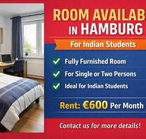 Room Available in Hamburg (For Indian Students)