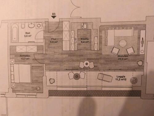 Foto - Nachmieter Mietwohnung -Alte Tabakfabrik