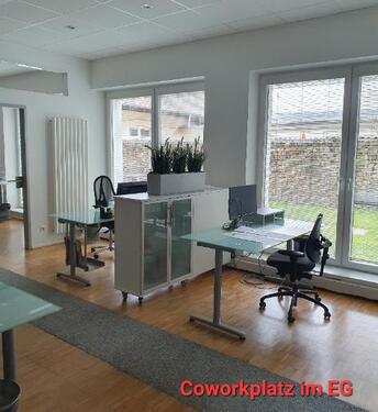 Foto - Zwei Einzel-Cowork-Schreibtische im Düsseldorfer Altbau – flexibel, sofort