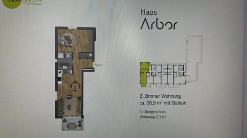 Foto - 2 Zimmerwohnung Mainz Oberstadt