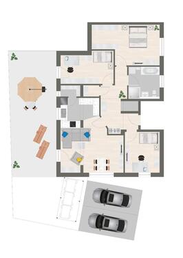 Foto - Neuwertige 4-Zimmer-Wohnung mit Garten in Gaimersheim
