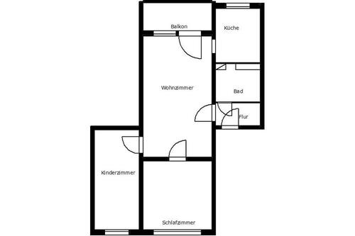 Foto - 3 Zimmer Etagenwohnung in Plauen