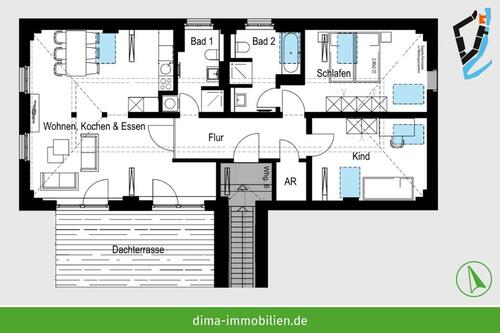 Foto - 3 Zimmer Etagenwohnung zur Miete in Schkeuditz