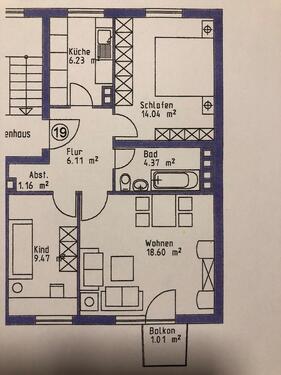 Foto - 3 Zimmerwohnung für eine WG Neugründung