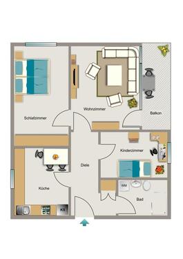 Foto - Etagenwohnung in Herne