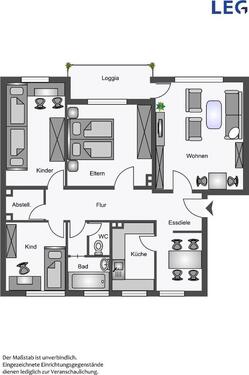 Foto - 4 Zimmer Erdgeschoßwohnung zur Miete in Hamm