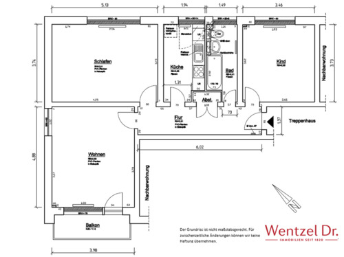 Foto - Etagenwohnung in Wedel zur Miete