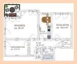 Foto - 3 Zimmer Erdgeschoßwohnung in Leipzig