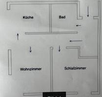 Möblierte zwei Zimmer Erdgeschosswohnung in Bonn Bad-Godesberg
