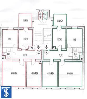 Foto - 3 Zimmer Etagenwohnung zur Miete in Plauen