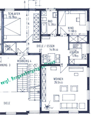 Foto - 3-Zimmer-Altbauwohnung mit großzügigem Wohnbereich in Steinheim