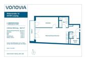 Foto - 2 Zimmer Etagenwohnung zur Miete in Leipzig