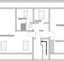 Kernsanierte 2-Zimmer-Dachgeschosswohnung - Neu-Anspach