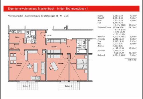 Foto - Wohnung in Mackenbach zu vermieten