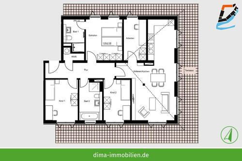 Foto - 5 Zimmer Etagenwohnung zur Miete in Schkeuditz