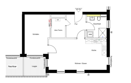 Foto - Etagenwohnung in Kornwestheim zur Miete