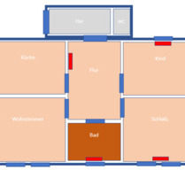 3-Zimmer-Wohnung in Klein-Zimmern zur Vermietung ab 01.03.2026 - Groß-Zimmern