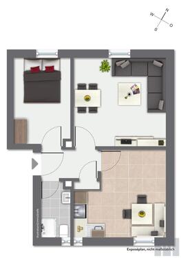 Foto - 2 Zimmer Etagenwohnung zur Miete in Schongau