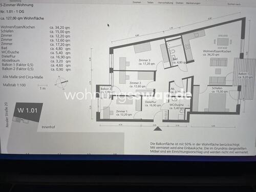 Foto - Wohnungsswap - 5 Zimmer, 123 m² - Revaler Straße, Friedrichshain, Berlin