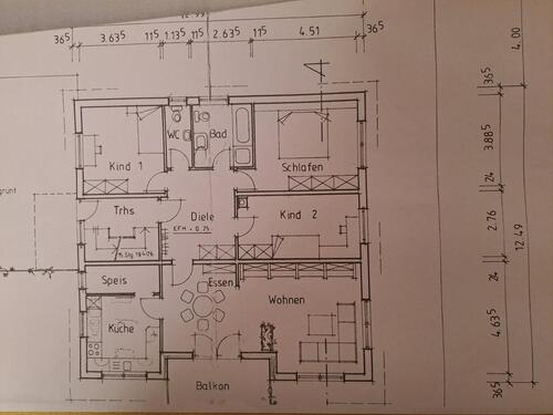 Foto - 4 Zimmer Etagenwohnung zur Miete in Haunsheim