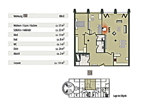 Foto - 2 Zimmer Etagenwohnung zur Miete in Pirna