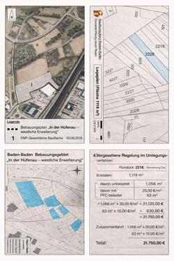 Foto - Gewerbegrundstück Baden-Baden-Oos – Bauerwartungsland – 1.119 m²