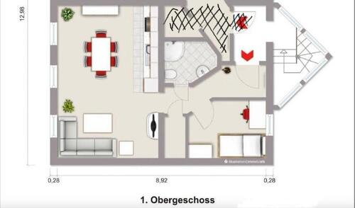 Foto - 2 - Raumwohnung - 391,00 EUR Kaltmiete,