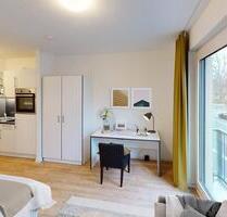 ** Modernes, vollmöbliertes 1-Zimmer-Apartment mit EINBAUKÜCHE, französischen BALKON und gemeinschaftlicher DACHTERRASSE ** - Leipzig Südost ** Modernes, vollmöbliertes 1-Zimmer-Apartment mit EINBAUKÜCHE, französischen BALKON und gemeinschaftlicher DACHTERRASSE ** - Leipzig Südost