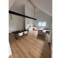 Moderne 3-Zimmer-Loftwohnung mit Dachterrasse in Hausen