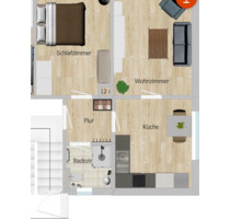 Helle 2-Zimmer Wohnung im EG in Ifta - Treffurt