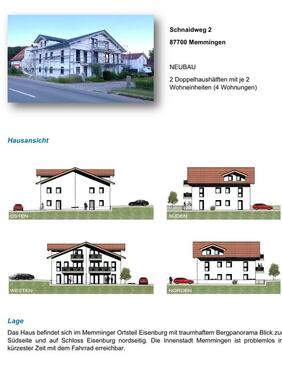 Foto - 3 Zimmer Erdgeschoßwohnung zur Miete in Memmingen