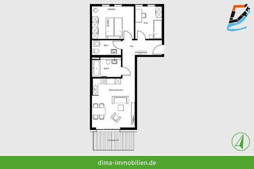 Foto - 3 Zimmer Etagenwohnung zur Miete in Schkeuditz