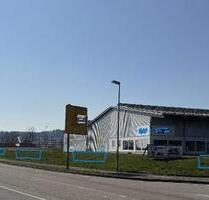 Werbung direkt an der Bundesstraße B298 in Gschwend