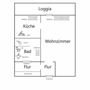 Foto - 1 Zimmer Etagenwohnung zum Kaufen in Erftstadt