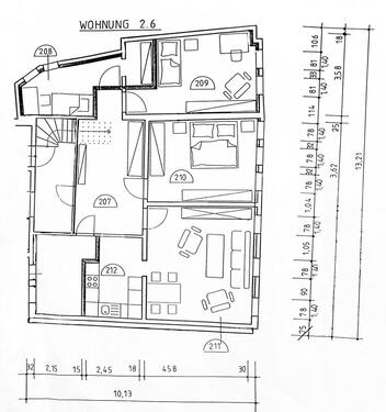 Foto - Großzügige, lichtdurchflutete 4-Raum Altbau-Wohnung im Stadtkern