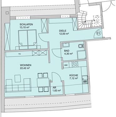 Foto - Etagenwohnung in Zwickau zur Miete